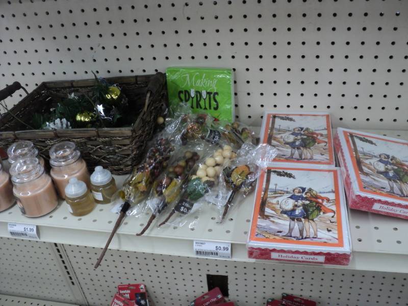 lot 233 image: Holiday Misc  Cards, candles and d...
