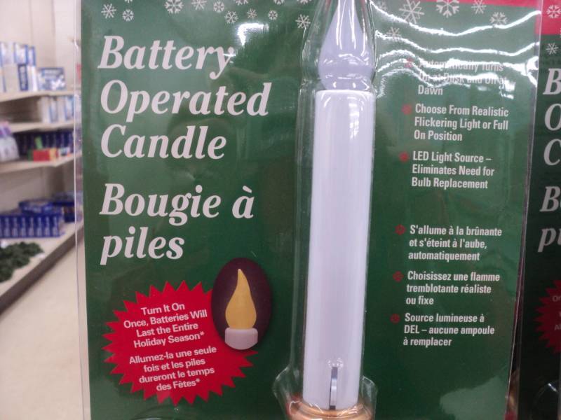 lot 239 image: 5 Battery Operated Candles...