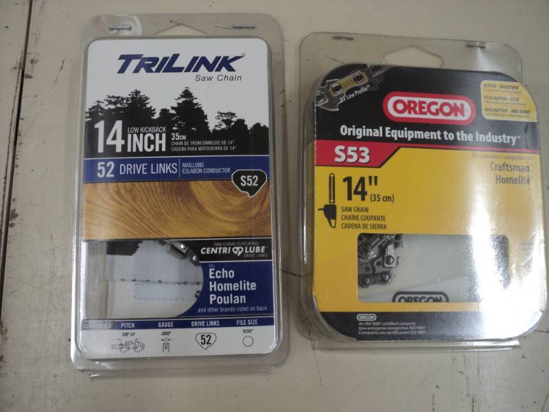lot 252 image: 1- Trilink 14 saw chain and 1 - 1...