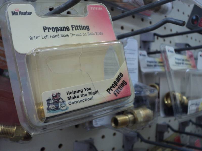 lot 262 image: 16 Propane Fittings- bring a box to...
