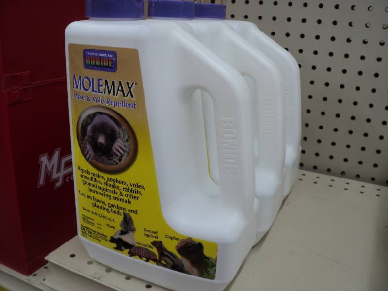 lot 279 image: 3 bottles of MoleMax Mole and Vole ...