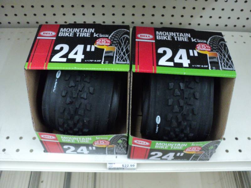 lot 301 image: 2 Mountain Bikes Tires...