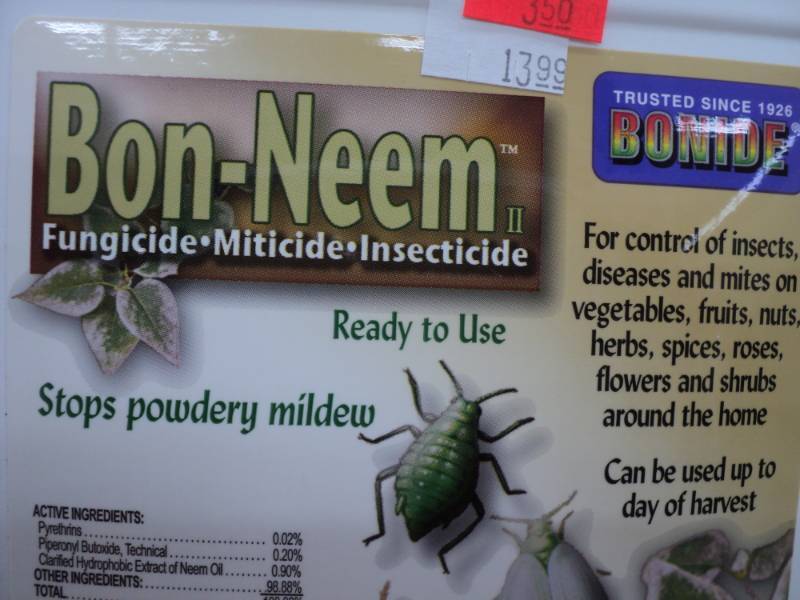 lot 393 image: 5 bottles of Bon-Neem Fungicide Mi...