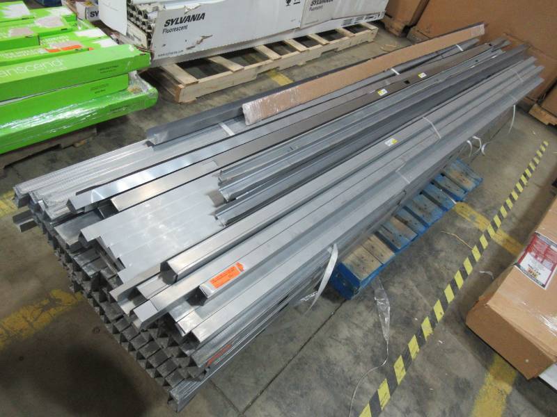 lot 61 image: Pallet of ProSTUD Galvanized Steel Stud (155450) and ProTRAK Galvanized Steel Track (105631)