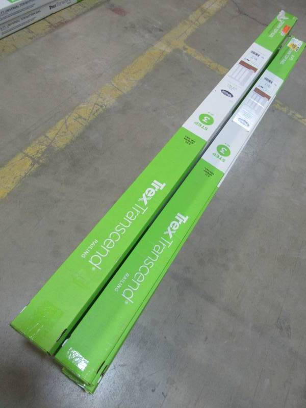 lot 152 image: 5 Cases (1Case) of Trex Transcend 6 Crown Top Rail, Classic White, WTCROWNTR06
