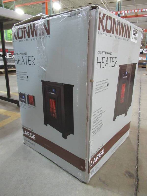 lot 81 image: Ningbo Konwin Electrical Appliance GD8215BW-6 Infrared Heater, 1500-Watts, GD8215BW-6