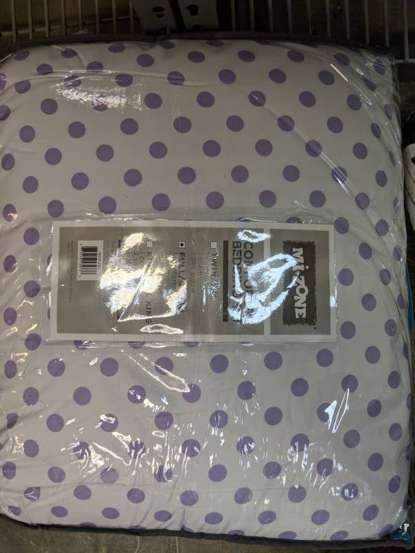 lot 182 image: MiZone Ellen 4-Pc. Comforter Set - FullQueen Purple