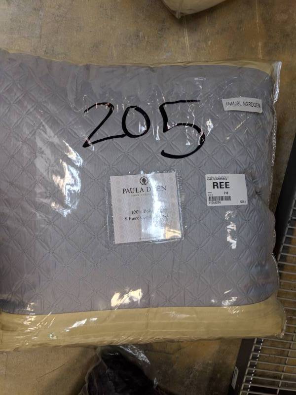 lot 205 image: Paula Deen Home Cecelia 8-Pc. Jacquard Comforter Set - Queen