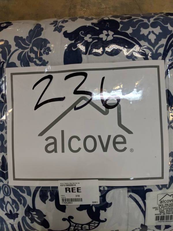 lot 236 image: alcove Palazzo 20-Pc. Bedroom Set - Queen Blue
