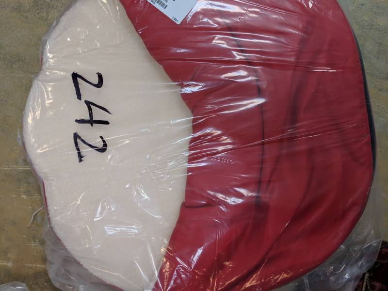 lot 242 image: alcove pet cave bed - Red