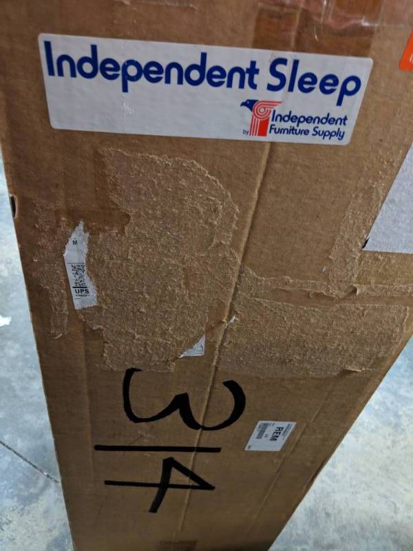 lot 314 image: 3 Gel Memory Foam Combination Mattress Topper - Twin (Does NOT include mattress)