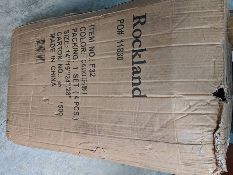 lot 315 image: Rockland Journey Luggage 4-pc. - Camo
