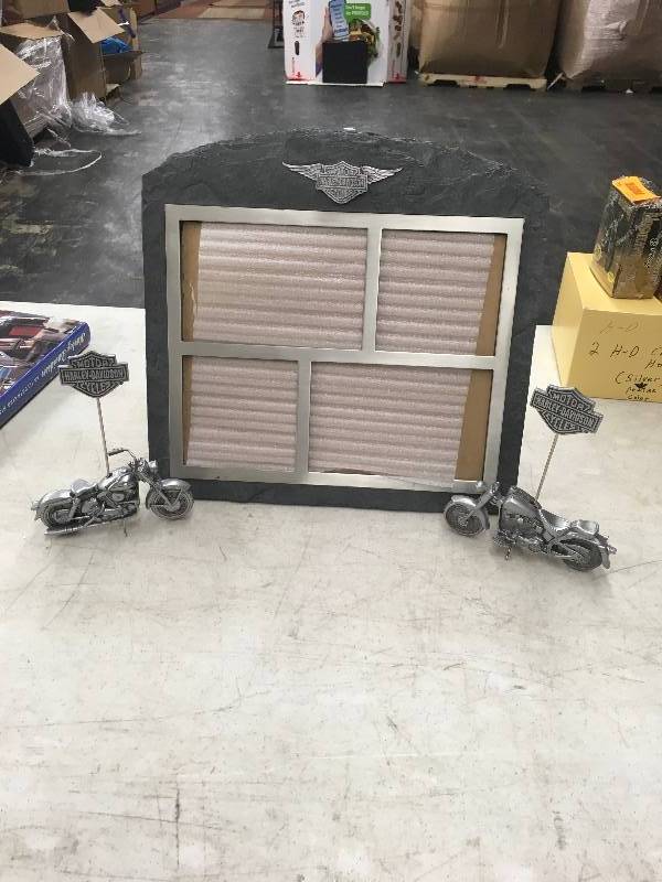 Harley Davidson Picture Frame & Harley Davidson nic nacs