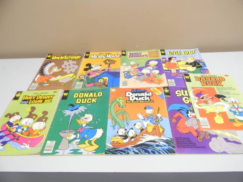 VINTAGE WHITMAN WALT DISNEY VARIETY, 9 - AWESOME COLLECTION - SEE PICTURES