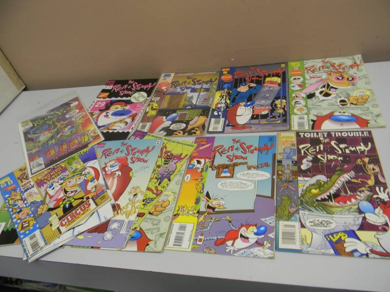 VINTAGE MARVEL COMICS REN & STIMPY, 16 - AWESOME COLLECTION - LOVE REN & STIMPY - SEE PICTURES