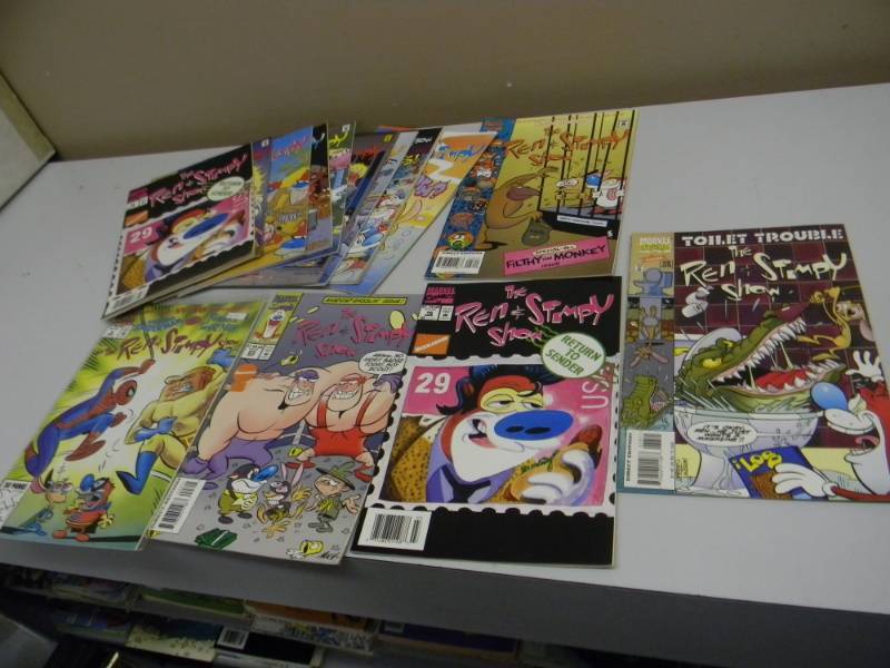 VINTAGE MARVEL COMICS REN & STIMPY, 15 - AWESOME COLLECTION - LOVE REN & STIMPY - SEE PICTURES