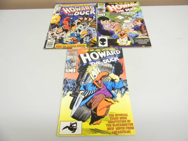 VINTAGE MARVEL COMICS HOWARD THE DUCK, 3  - SEE PICTURES