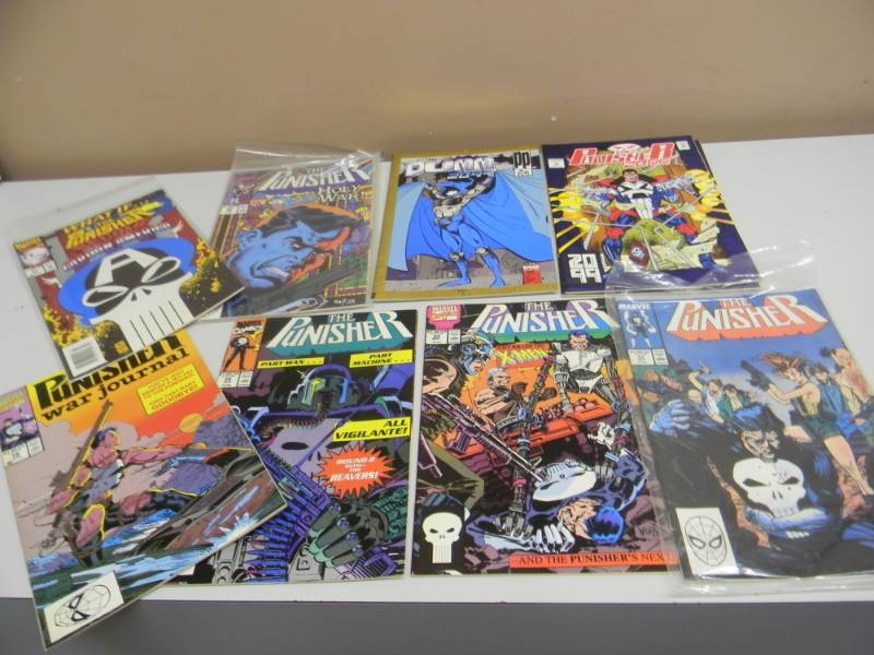 VINTAGE MARVEL COMICS PUNISHER, 9 - NICE - SEE PICTURES