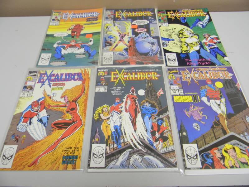 VINTAGE MARVEL COMICS EXCALIBUR, 6 - NICE VERY COOL - SEE PICTURES