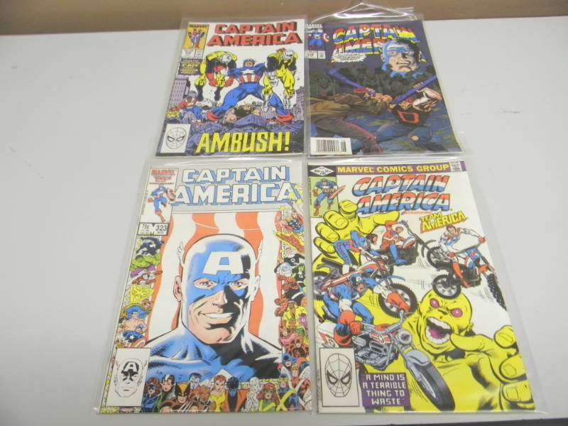 VINTAGE MARVEL COMICS CAPTAIN AMERICA, 4 - NICE VERY COOL - SEE PICTURES