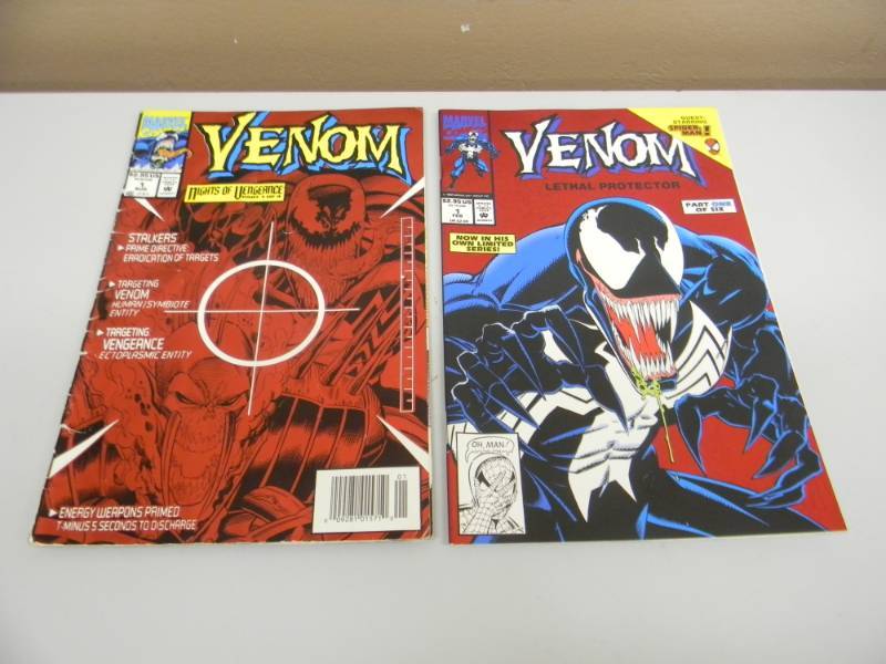 VINTAGE MARVEL COMICS VENOM, 2 - NICE VERY COOL - SEE PICTURES
