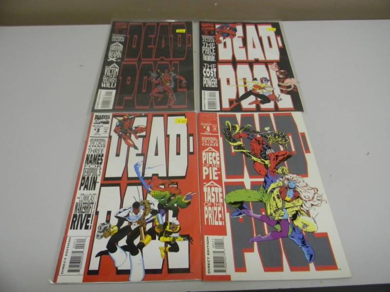 VINTAGE MARVEL COMICS DEADPOOL, 4 - NICE VERY COOL - SEE PICTURES