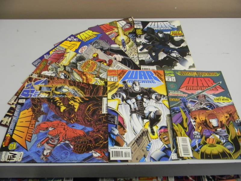 VINTAGE MARVEL COMICS WAR MACHINES, 11 - NICE VERY COOL - SEE PICTURES