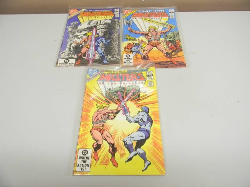 VINTAGE DC COMICS MASTERS OF THE UNIVERSE 3 - NICE VERY COOL - SEE PICTURES