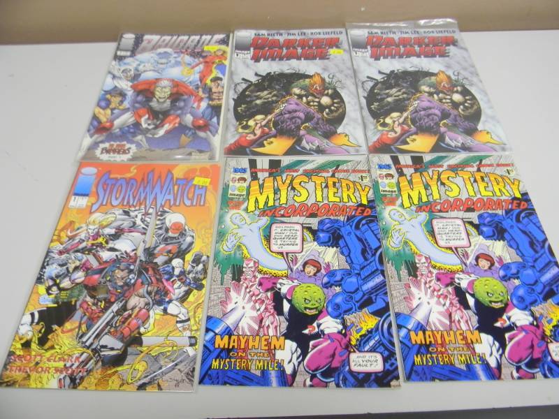 VINTAGE IMAGE COMICS VARIOUS 6 - NICE VERY COOL - SEE PICTURES