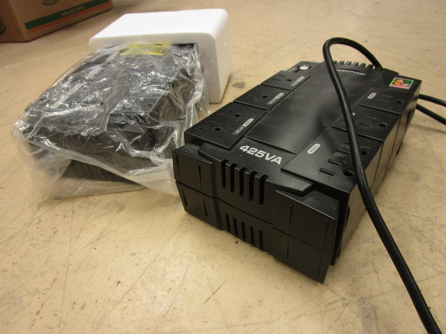 BATTERY BACK UPS WITH SURGE PROTECTION
