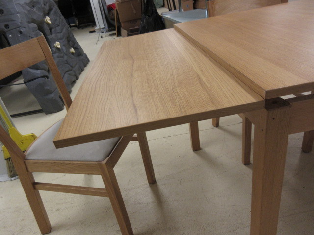 PULLOUT LEAF TABLE AND CHAIRS FROM IKEA