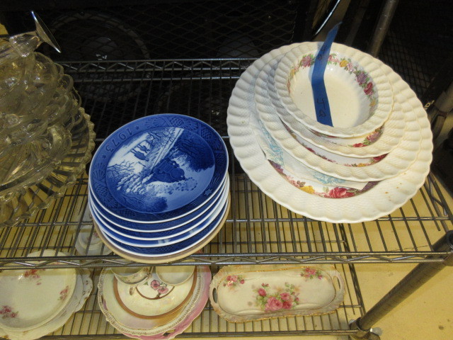 ASSORTED GLASSWARE, PORCELAIN AND CHINA