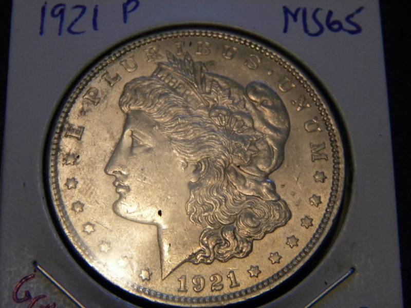 lot 1 image: 1921  Morgan Silver Dollar