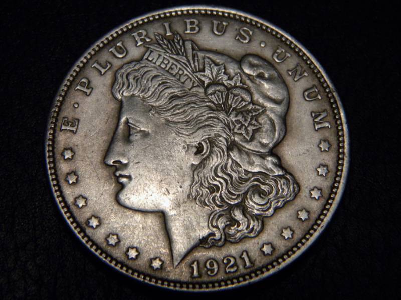 lot 21 image: 1921  Morgan Silver Dollar