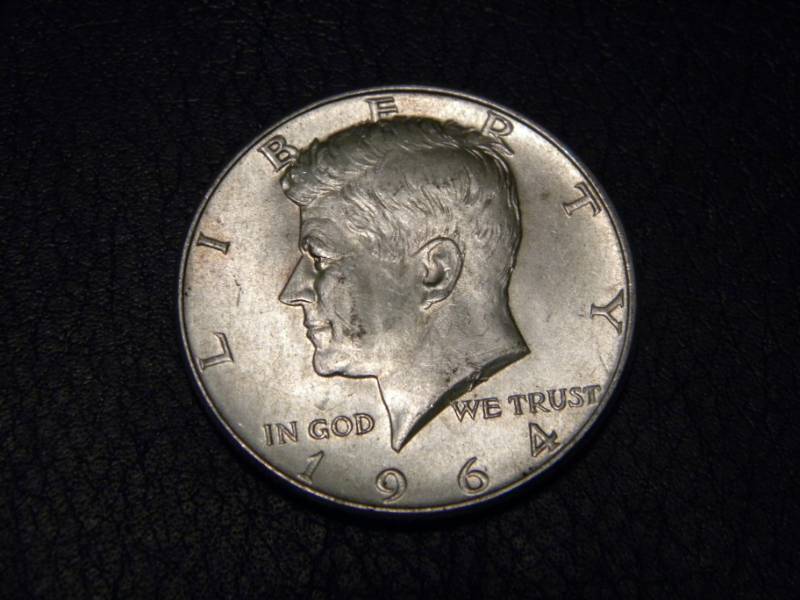 lot 41 image: 1964 D Kennedy Silver Half Dollar