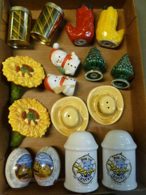 lot 48 image: Salt & Pepper Shaker Sets