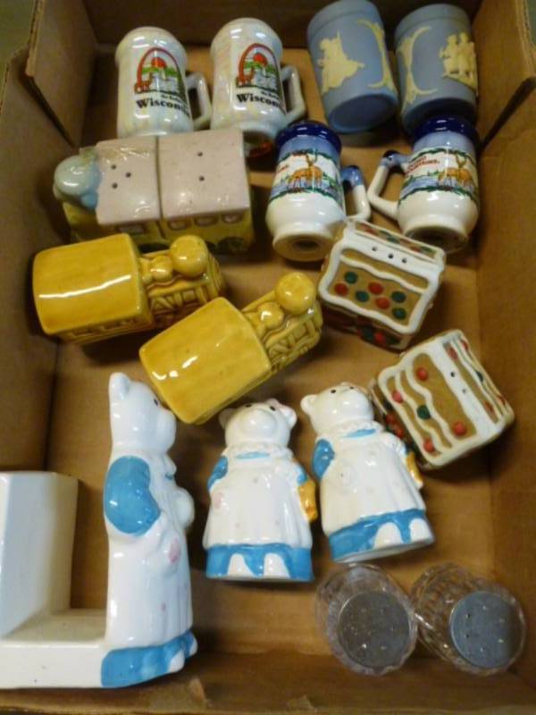 lot 49 image: Salt & Pepper Shaker Sets