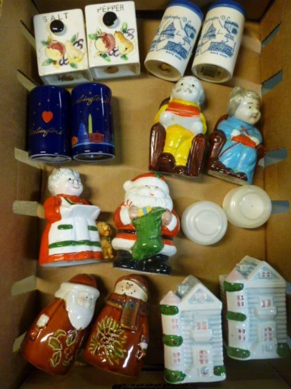 lot 52 image: Salt & Pepper Shaker Sets