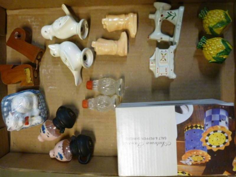 lot 53 image: Salt & Pepper Shaker Sets