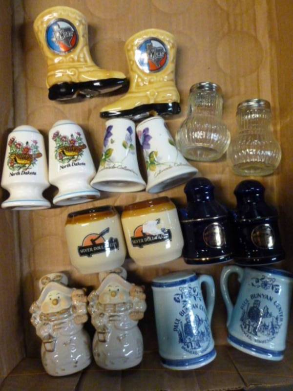 lot 57 image: Salt & Pepper Shaker Sets