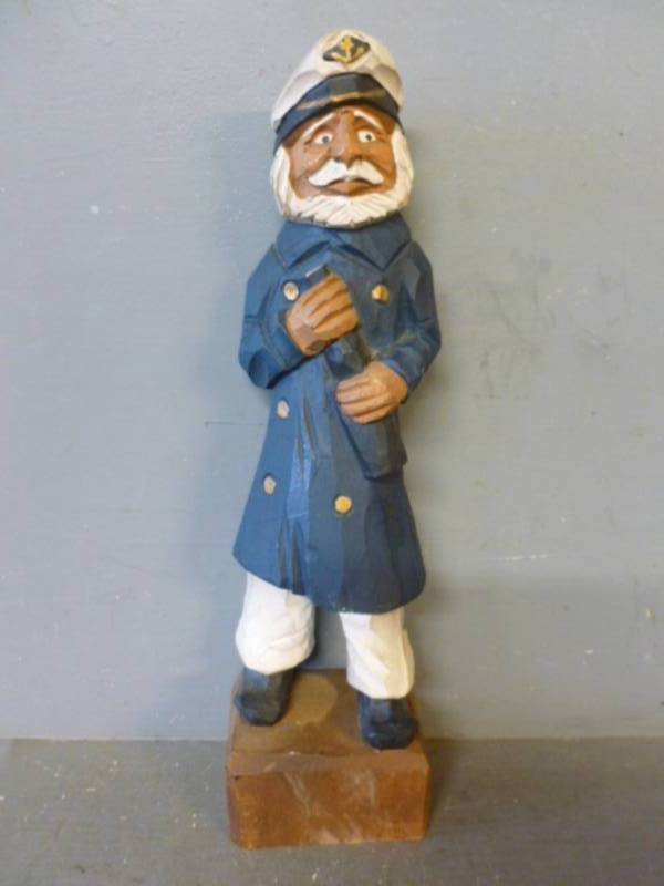 lot 93 image: Hand Carved Figurine