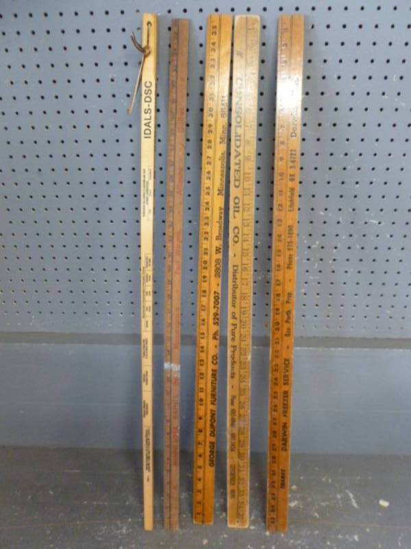 lot 147 image: Vintage Yard Sticks