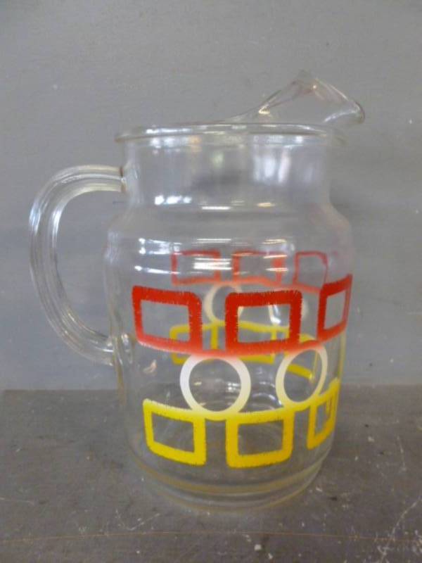 lot 173 image: Glass Pitcher
