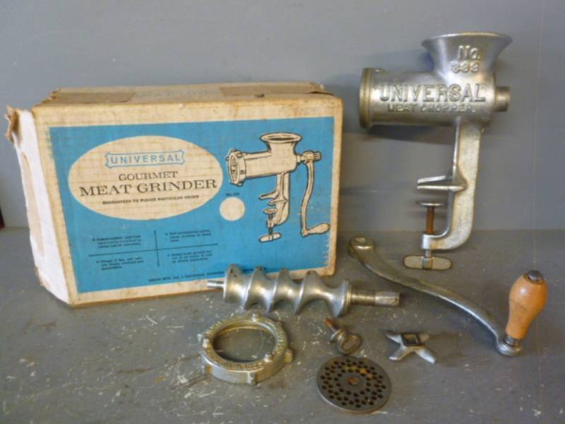 lot 220 image: Vintage Meat Grinder