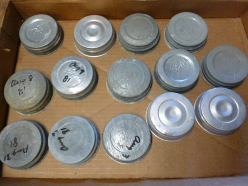 lot 227 image: Vintage Zinc Lids