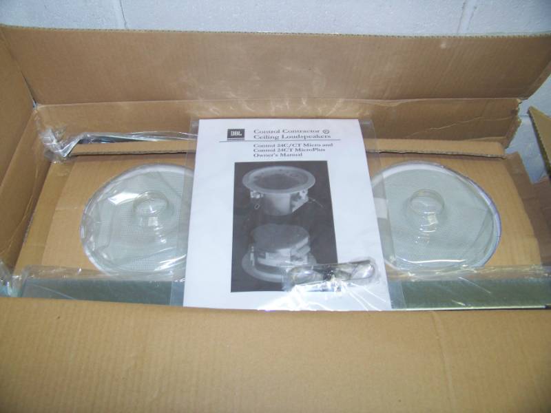 lot 43 image: (6) JBL, Control Contracor Series, 4, In-Ceiling Speakers  Loudspeakers - in Original Boxes