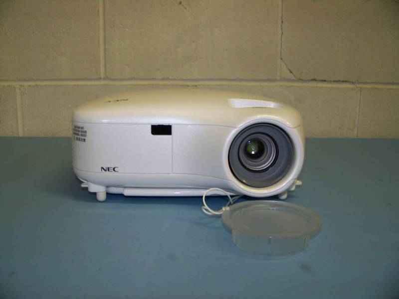 lot 54 image: NEC, LT380, LCD Projector with Remote Control and Travel Bag