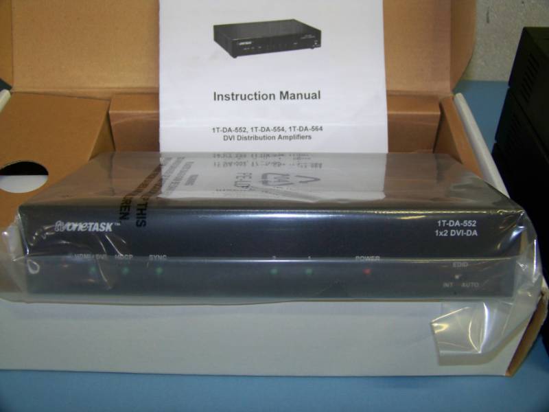 lot 81 image: (3) TVone-task, PC-DVI Scalers and (1) TVone-task, 1x2 DVI-D Distribution Amplifier  Amp with HDMI