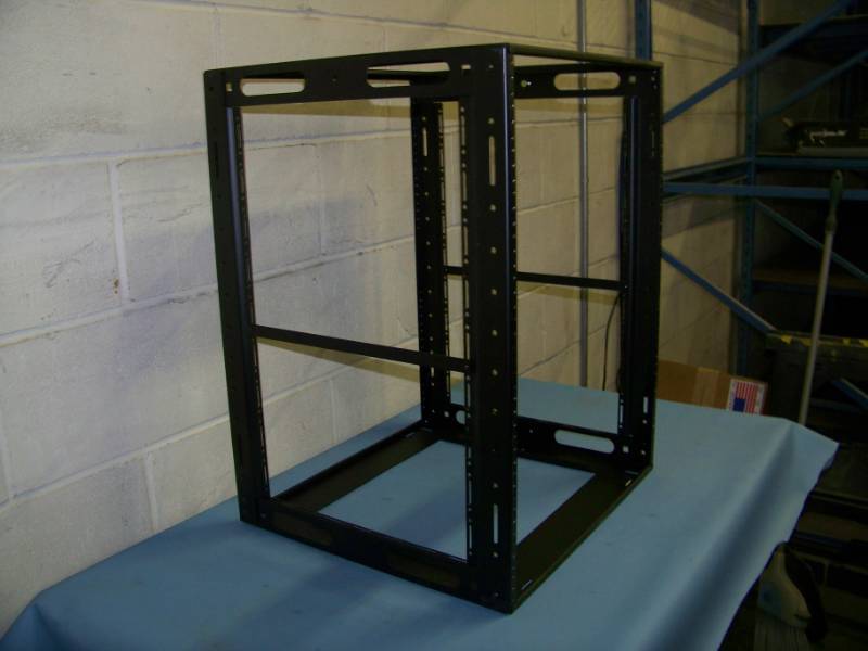 lot 89 image: Mid-Sized, Metal, Computer  Server  Audio and Video Equipment Rack