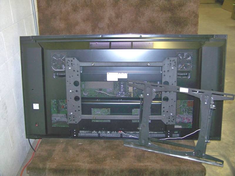 lot 8 image: 50, LG, Plasma, Monitor  Display with Remote Control, Chief Wall Mount and External Speakers